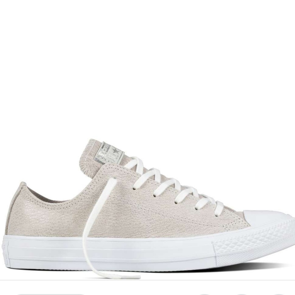 Converse Chuck Taylors NIB pale putty/silver
